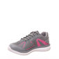 Tênis Rainha Reaction Tela Cinza e Rosa