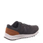 Tênis Jogger New Balance Fresh Foam Microprefuros Nobuck Grafite e Caramelo