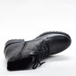 Bota Coturno Bottero Couro Salto Baixo Grosso Solado Tratorado Lateral Zíper Preto Bota Coturno Bottero Couro Salto Baixo Grosso Solado Tratorado Lateral Zíper Preto