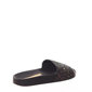 Chinelo Slide Moleca Aplicação Glitter Preto
