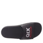Chinelo Slide Qix Estampa Logo Preto e Branco Chinelo Slide Qix Estampa Logo Preto e Branco