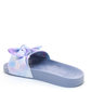 Chinelo Slide Moleca Tie Dye com Laço Azul e Lilás Chinelo Slide Moleca Tie Dye com Laço Azul e Lilás