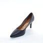 Sapato Scarpin Vizzano Liso Bico e Salto Fino Médio Preto Sapato Scarpin Vizzano Liso Bico e Salto Fino Médio Preto