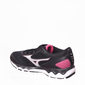 Tênis Mizuno Wave Eagle Mesh Detalhe Tela Estampa Logo Preto e Rosa