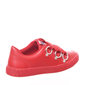 Tênis Moleca Detalhe Ilhós Cadarço Tricô Napa Vermelho