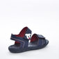 Sandália Papete Klin Anatômico Fechamento Dois Velcro Detalhe Dog Azul Marinho