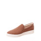 Tênis Slip-On Bottero Couro Detalhe Costura Caramelo