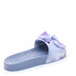 Chinelo Slide Moleca Tie Dye com Laço Azul e Lilás Chinelo Slide Moleca Tie Dye com Laço Azul e Lilás