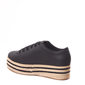 Tênis Bebecê Flatform Salto Detalhe Corda Preto Tênis Bebecê Flatform Salto Detalhe Corda Preto