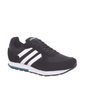 Tênis Jogger Adidas 8K Detalhe Camurça Preto e Branco