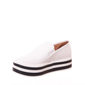 Tênis Slip-On Vizzano Flatform Solado Listrado Branco