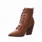 Bota Ankle Boot Ramarim Country Bico Fino Detalhe Fivela Marrom Bota Ankle Boot Ramarim Country Bico Fino Detalhe Fivela Marrom