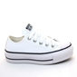 Tênis Converse All Star Flatform Corino Branco
