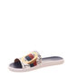 Chinelo Slide Vizzano Estampado Love Branco e Azul Marinho