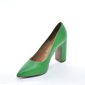 Sapato Scarpin Vizzano Liso Bico Fino Salto Alto Grosso Verde Sapato Scarpin Vizzano Liso Bico Fino Salto Alto Grosso Verde