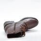 Bota Coturno Bottero Couro Salto Baixo Grosso Solado Tratorado Lateral Zíper Marrom Bota Coturno Bottero Couro Salto Baixo Grosso Solado Tratorado Lateral Zíper Marrom