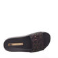 Chinelo Slide Moleca Aplicação Glitter Preto