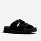 Chinelo Birken Mississipi Cabedal Tiras Larga Detalhe Metal Solado Tratorado Preto Chinelo Birken Mississipi Cabedal Tiras Larga Detalhe Metal Solado Tratorado Preto