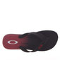 Chinelo Oakley Wave Point Degradê Estampa Logo Preto e Vermelho Chinelo Oakley Wave Point Degradê Estampa Logo Preto e Vermelho