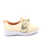 TÊNIS SLIP-ON MOLEKINHA TECIDO DETALHE NÓ CORAL E DOURADO TÊNIS SLIP-ON MOLEKINHA TECIDO DETALHE NÓ CORAL E DOURADO