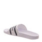 Chinelo Slide Double-G Estampa Logo Branco e Preto Chinelo Slide Double-G Estampa Logo Branco e Preto
