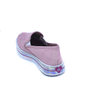 Tênis Slip-On Molekinha Cabedal Onça com Brilho Solado Holográfico Rosa