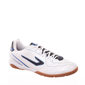 Chuteira Futsal Topper Titanium 6 Detalhe Costura Branco e Azul