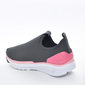 Tênis Slip-On Kidy Tela Palmilha Respi Tec 360 Solado Trabalhado Grafite e Rosa Tênis Slip-On Kidy Tela Palmilha Respi Tec 360 Solado Trabalhado Grafite e Rosa