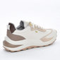 Tênis Jogger Via Marte Microperfuros com Recortes Nobuck Solado Trabalhado Tratorado Off White e Nud Tênis Jogger Via Marte Microperfuros com Recortes Nobuck Solado Trabalhado Tratorado Off White e Nud
