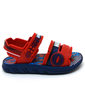 Sandália Papete Grendene Homem Aranha Acompanha Mochila Vermelho e Azul Marinho