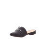 Sapato Mule Mississipi Detalhe Tressê Preto Sapato Mule Mississipi Detalhe Tressê Preto