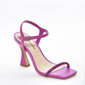 Sandália Bottero Couro Cabedal Tira Fina com Strass Bico Quadrado Salto Taça Alto Rosa Sandália Bottero Couro Cabedal Tira Fina com Strass Bico Quadrado Salto Taça Alto Rosa