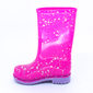 Bota Galocha Grendene Barbie Fashion Brilha no Escuro Pink