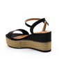 SANDÁLIA PLATAFORMA VIZZANO CALCANHAR ABERTO LINHÃO PRETO