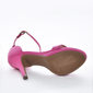Sandália Vizzano Cabedal Tira Calcanhar Fechado Salto Fino Pink