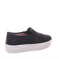 Tênis Shoes Flatform Slip-On Trançado Cetim Preto Tênis Shoes Flatform Slip-On Trançado Cetim Preto