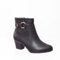 BOTA ANKLE BOOT MODARE ULTRA CONFORTO DETALHE FIVELA PRETA