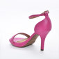 Sandália Vizzano Cabedal Tira Calcanhar Fechado Salto Fino Pink