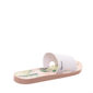 Chinelo Slide Ipanema Way Print Branco e Rosa