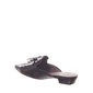 SAPATO MULE PICCADILLY MAXITHERAPY DETALHE MATELASSÊ VERNIZ BICO FINO PRETO