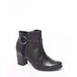 BOTA COMFORTFLEX ANKLE BOOT DETALHE EM PIQUET PRETA