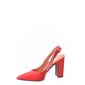 Sapato Chanel Vizzano Verniz Bico Fino Detalhe Elástico Vermelho Sapato Chanel Vizzano Verniz Bico Fino Detalhe Elástico Vermelho
