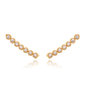 Brinco Virgula Ear Cuff Zirconia
