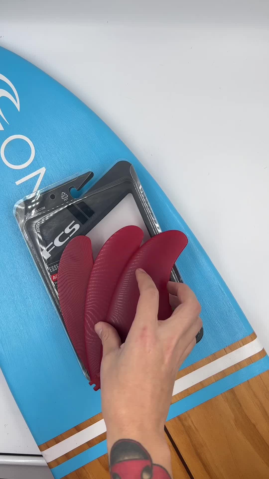 Quilhas FCS II Accelerator Neo Glass Tri - Large