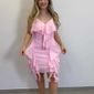 Vestido Curto My Chush Feminino Cor Rosa