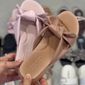 Rasteira Moleca Com Laço Feminino Cor Rosa