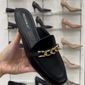 Mule Piccadilly Com Correntes Feminino Cor Preto