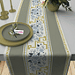 Trilho de Mesa Caminho de Mesa Iris Floral - 50x140cm -   