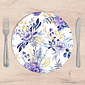 Kit: 4 Capas de SOUSPLAT Redondo Lilac Flower - 35x35 