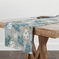 Trilho de Mesa Caminho de Mesa Joana Azul - 50x140cm -